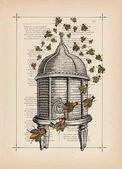 Vintage Bee Hive